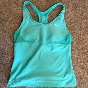 Nike Turquoise Dri-FIT Tank Top sz L